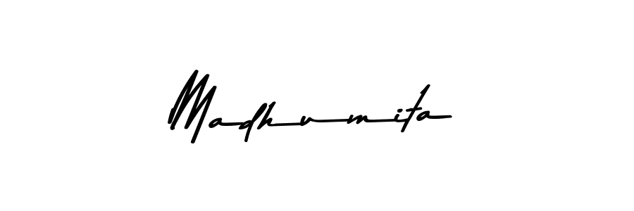 Make a beautiful signature design for name Madhumita. With this signature (Asem Kandis PERSONAL USE) style, you can create a handwritten signature for free. Madhumita signature style 9 images and pictures png