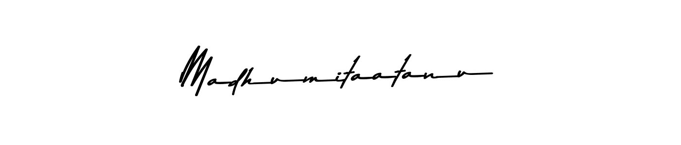 How to make Madhumitaatanu signature? Asem Kandis PERSONAL USE is a professional autograph style. Create handwritten signature for Madhumitaatanu name. Madhumitaatanu signature style 9 images and pictures png