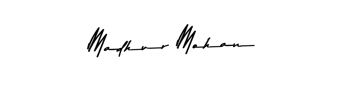 Design your own signature with our free online signature maker. With this signature software, you can create a handwritten (Asem Kandis PERSONAL USE) signature for name Madhur Mohan. Madhur Mohan signature style 9 images and pictures png