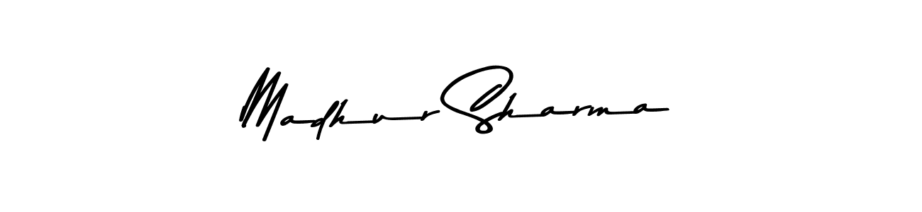 You should practise on your own different ways (Asem Kandis PERSONAL USE) to write your name (Madhur Sharma) in signature. don't let someone else do it for you. Madhur Sharma signature style 9 images and pictures png