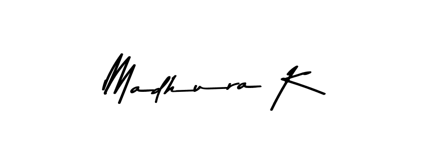 Also we have Madhura K name is the best signature style. Create professional handwritten signature collection using Asem Kandis PERSONAL USE autograph style. Madhura K signature style 9 images and pictures png