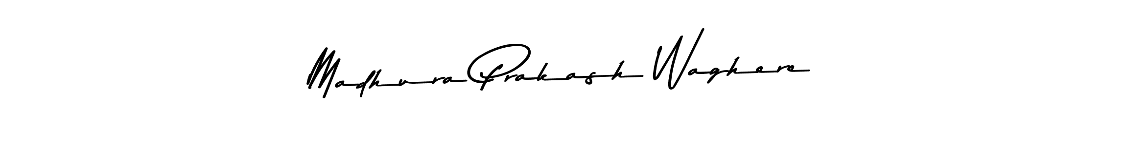 This is the best signature style for the Madhura Prakash Waghere name. Also you like these signature font (Asem Kandis PERSONAL USE). Mix name signature. Madhura Prakash Waghere signature style 9 images and pictures png