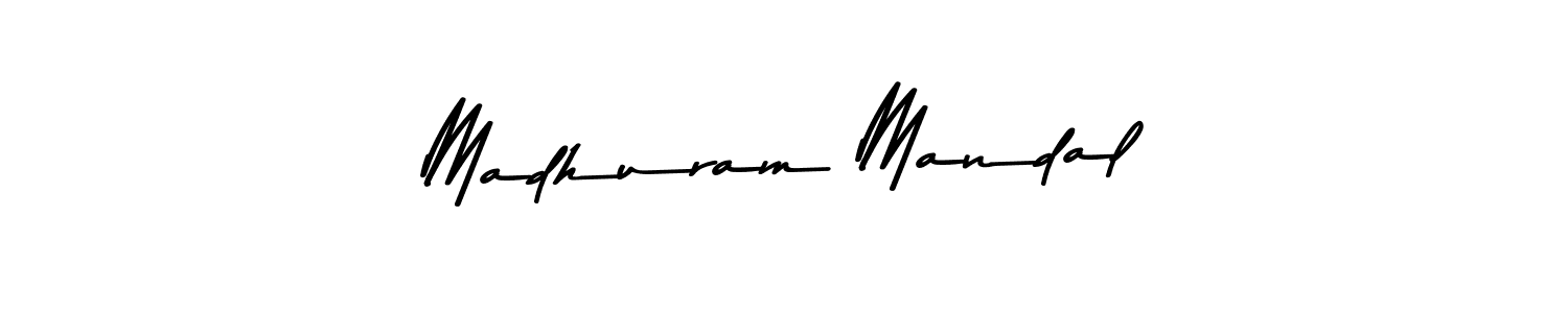 How to make Madhuram Mandal signature? Asem Kandis PERSONAL USE is a professional autograph style. Create handwritten signature for Madhuram Mandal name. Madhuram Mandal signature style 9 images and pictures png