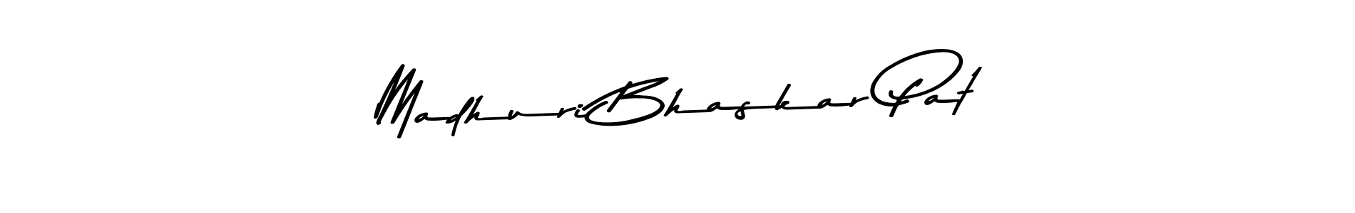 Madhuri Bhaskar Pat stylish signature style. Best Handwritten Sign (Asem Kandis PERSONAL USE) for my name. Handwritten Signature Collection Ideas for my name Madhuri Bhaskar Pat. Madhuri Bhaskar Pat signature style 9 images and pictures png