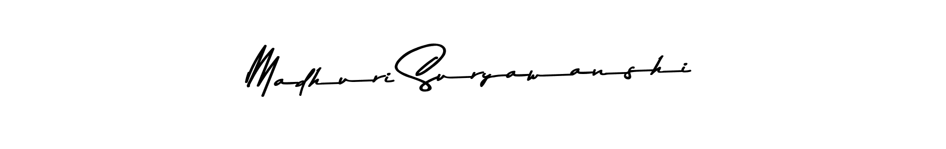 The best way (Asem Kandis PERSONAL USE) to make a short signature is to pick only two or three words in your name. The name Madhuri Suryawanshi include a total of six letters. For converting this name. Madhuri Suryawanshi signature style 9 images and pictures png