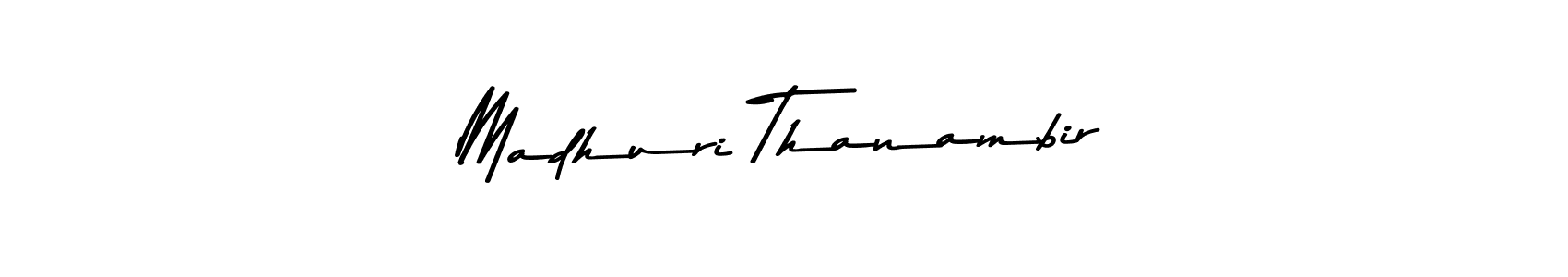 Make a beautiful signature design for name Madhuri Thanambir. Use this online signature maker to create a handwritten signature for free. Madhuri Thanambir signature style 9 images and pictures png