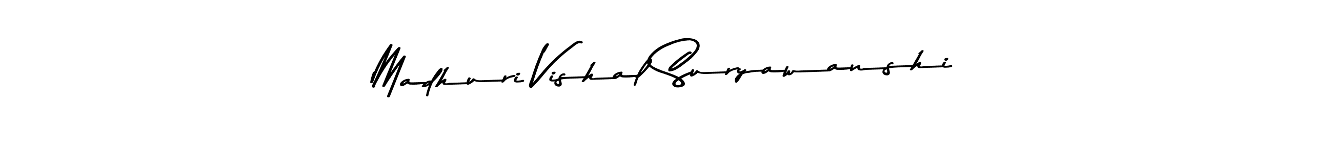 if you are searching for the best signature style for your name Madhuri Vishal Suryawanshi. so please give up your signature search. here we have designed multiple signature styles  using Asem Kandis PERSONAL USE. Madhuri Vishal Suryawanshi signature style 9 images and pictures png