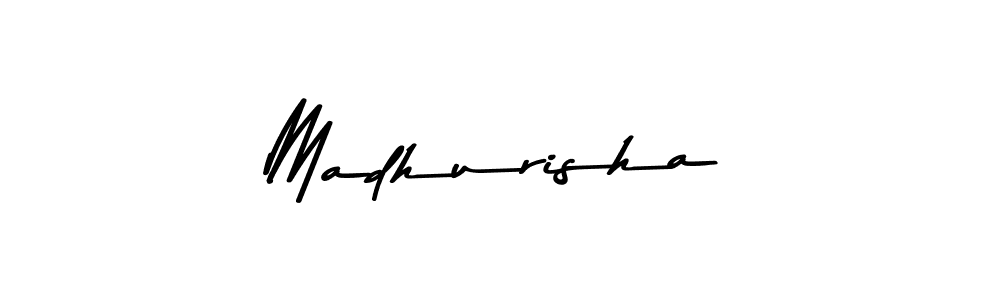 Make a beautiful signature design for name Madhurisha. Use this online signature maker to create a handwritten signature for free. Madhurisha signature style 9 images and pictures png