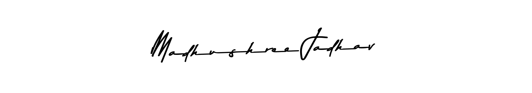 Madhushree Jadhav stylish signature style. Best Handwritten Sign (Asem Kandis PERSONAL USE) for my name. Handwritten Signature Collection Ideas for my name Madhushree Jadhav. Madhushree Jadhav signature style 9 images and pictures png