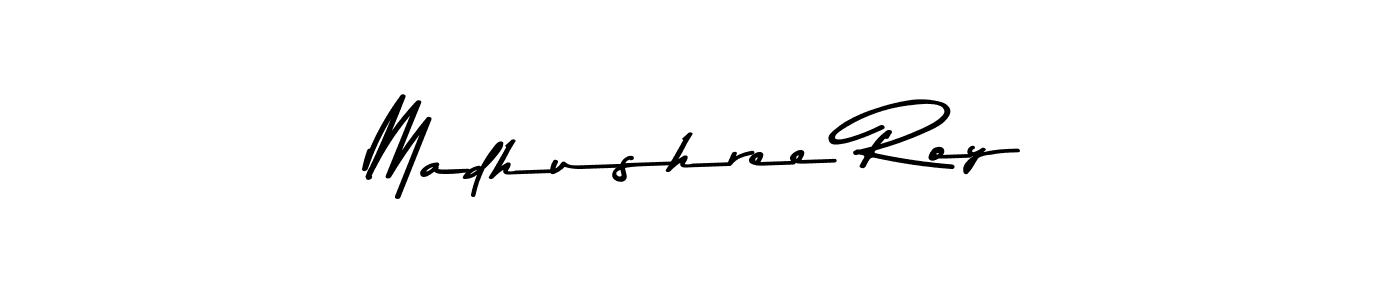 Create a beautiful signature design for name Madhushree Roy. With this signature (Asem Kandis PERSONAL USE) fonts, you can make a handwritten signature for free. Madhushree Roy signature style 9 images and pictures png