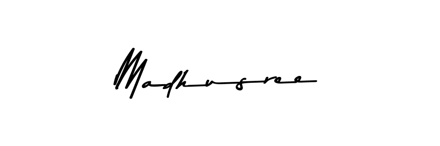 Use a signature maker to create a handwritten signature online. With this signature software, you can design (Asem Kandis PERSONAL USE) your own signature for name Madhusree. Madhusree signature style 9 images and pictures png