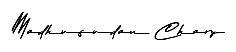 Practice writing Madhusudan Chary with the flow of Asem Kandis PERSONAL USE lettering. A fantastic source of inspiration for developing your personal signature style. Madhusudan Chary signature style 9 images and pictures png