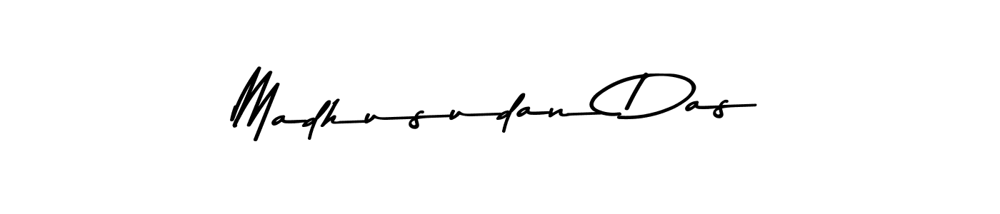 Create a beautiful signature design for name Madhusudan Das. With this signature (Asem Kandis PERSONAL USE) fonts, you can make a handwritten signature for free. Madhusudan Das signature style 9 images and pictures png