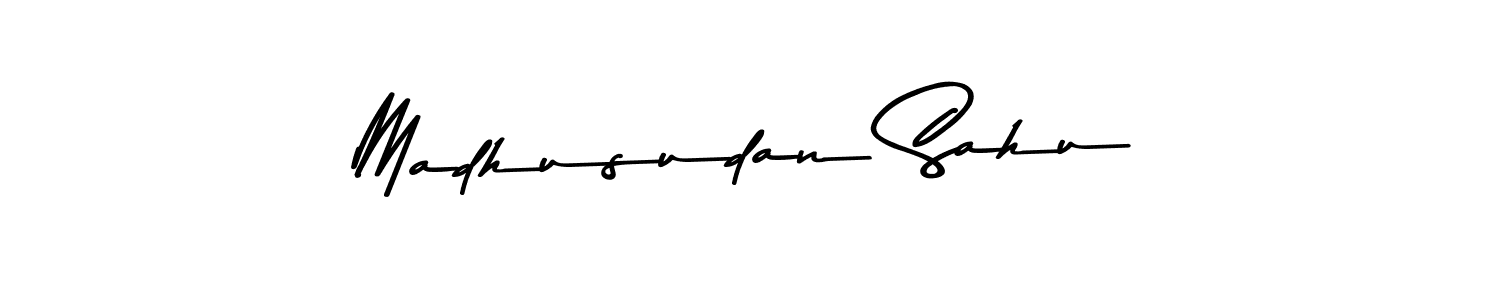 The best way (Asem Kandis PERSONAL USE) to make a short signature is to pick only two or three words in your name. The name Madhusudan Sahu include a total of six letters. For converting this name. Madhusudan Sahu signature style 9 images and pictures png