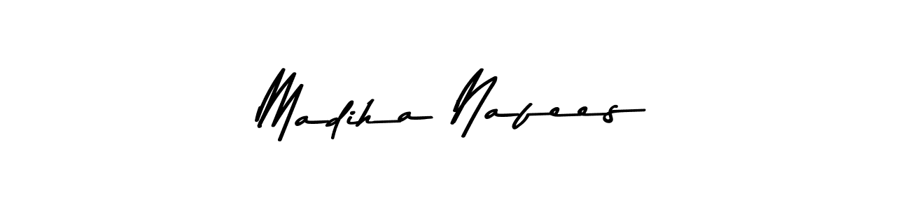 Here are the top 10 professional signature styles for the name Madiha Nafees. These are the best autograph styles you can use for your name. Madiha Nafees signature style 9 images and pictures png