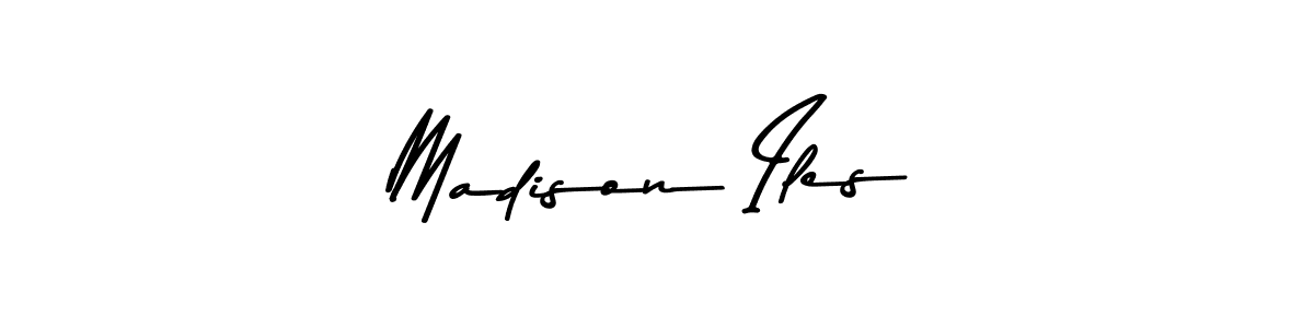 Madison Iles stylish signature style. Best Handwritten Sign (Asem Kandis PERSONAL USE) for my name. Handwritten Signature Collection Ideas for my name Madison Iles. Madison Iles signature style 9 images and pictures png
