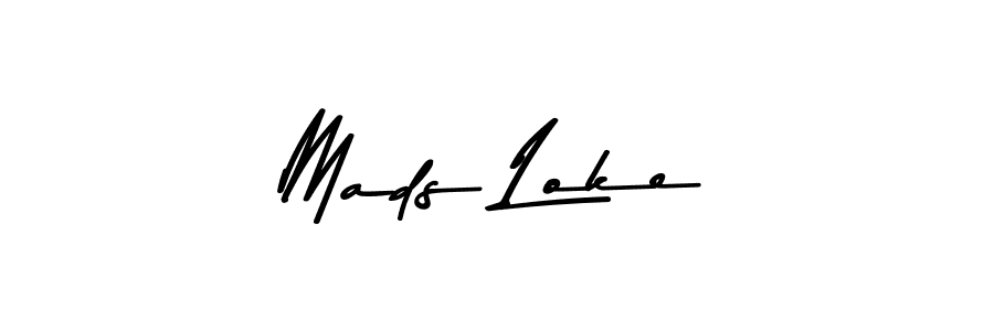 Make a short Mads Loke signature style. Manage your documents anywhere anytime using Asem Kandis PERSONAL USE. Create and add eSignatures, submit forms, share and send files easily. Mads Loke signature style 9 images and pictures png
