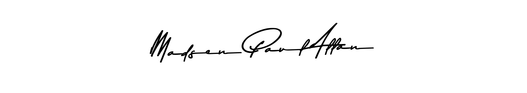 See photos of Madsen Paul Allan official signature by Spectra . Check more albums & portfolios. Read reviews & check more about Asem Kandis PERSONAL USE font. Madsen Paul Allan signature style 9 images and pictures png