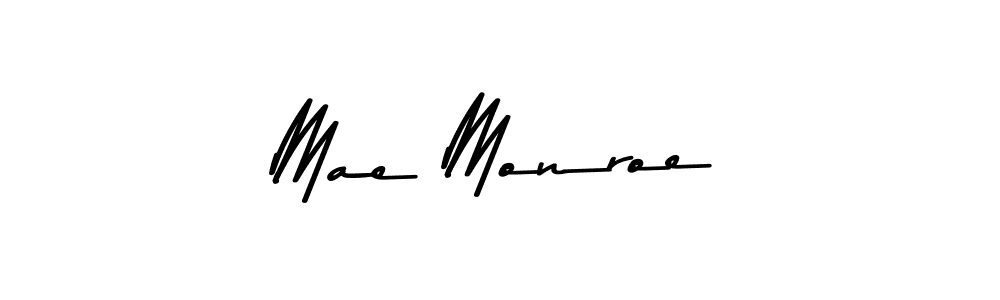 You should practise on your own different ways (Asem Kandis PERSONAL USE) to write your name (Mae Monroe) in signature. don't let someone else do it for you. Mae Monroe signature style 9 images and pictures png