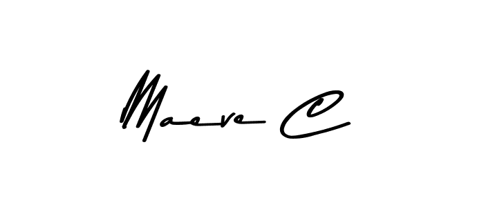 Maeve C stylish signature style. Best Handwritten Sign (Asem Kandis PERSONAL USE) for my name. Handwritten Signature Collection Ideas for my name Maeve C. Maeve C signature style 9 images and pictures png