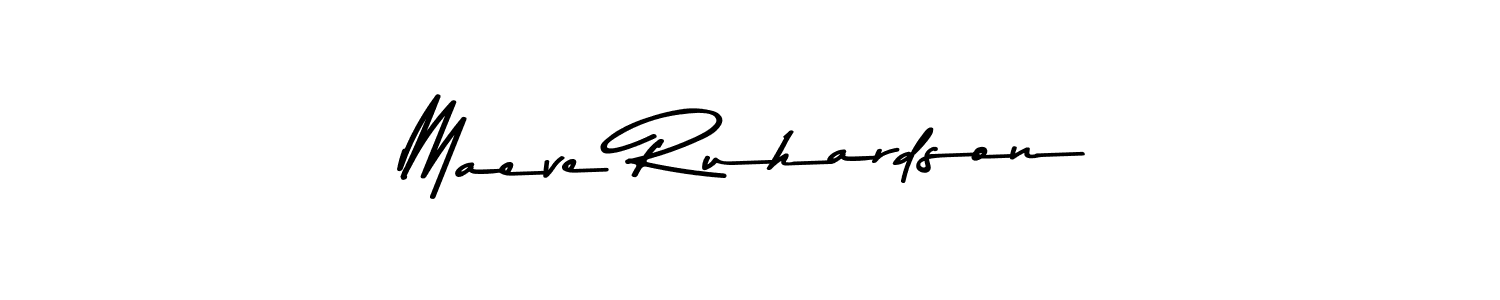 Make a short Maeve Ruhardson signature style. Manage your documents anywhere anytime using Asem Kandis PERSONAL USE. Create and add eSignatures, submit forms, share and send files easily. Maeve Ruhardson signature style 9 images and pictures png