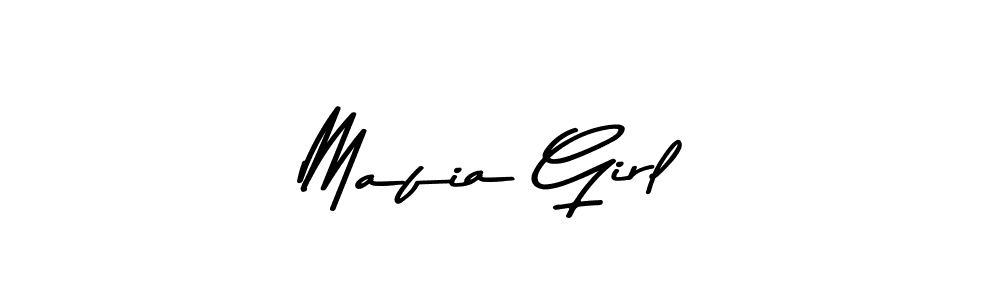 Make a beautiful signature design for name Mafia Girl. With this signature (Asem Kandis PERSONAL USE) style, you can create a handwritten signature for free. Mafia Girl signature style 9 images and pictures png