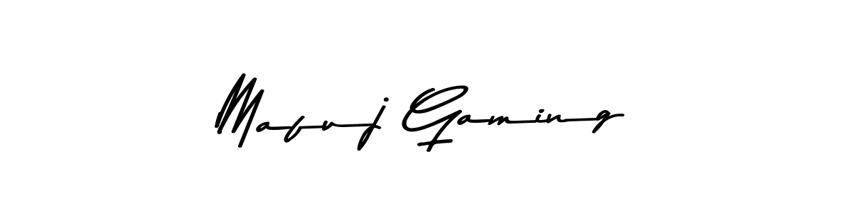 Make a beautiful signature design for name Mafuj Gaming. With this signature (Asem Kandis PERSONAL USE) style, you can create a handwritten signature for free. Mafuj Gaming signature style 9 images and pictures png