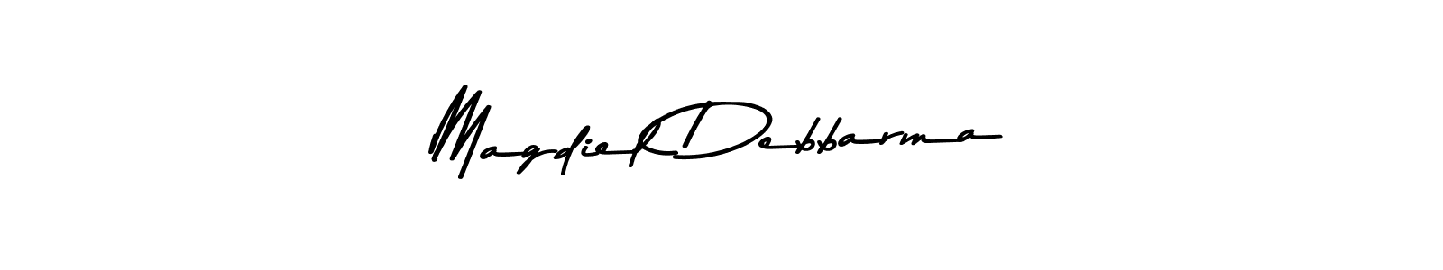 if you are searching for the best signature style for your name Magdiel Debbarma. so please give up your signature search. here we have designed multiple signature styles  using Asem Kandis PERSONAL USE. Magdiel Debbarma signature style 9 images and pictures png