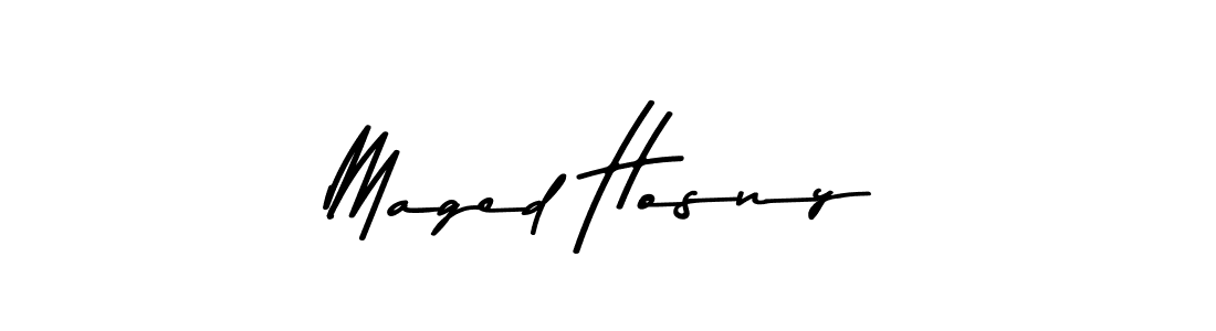 You should practise on your own different ways (Asem Kandis PERSONAL USE) to write your name (Maged Hosny) in signature. don't let someone else do it for you. Maged Hosny signature style 9 images and pictures png