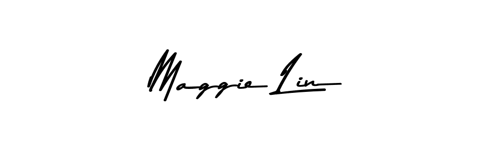 The best way (Asem Kandis PERSONAL USE) to make a short signature is to pick only two or three words in your name. The name Maggie Lin include a total of six letters. For converting this name. Maggie Lin signature style 9 images and pictures png