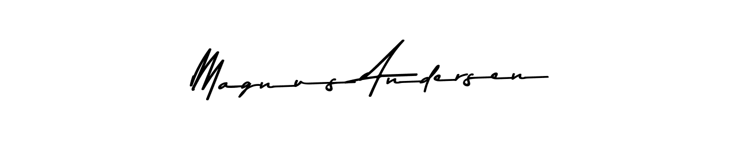 Also You can easily find your signature by using the search form. We will create Magnus Andersen name handwritten signature images for you free of cost using Asem Kandis PERSONAL USE sign style. Magnus Andersen signature style 9 images and pictures png