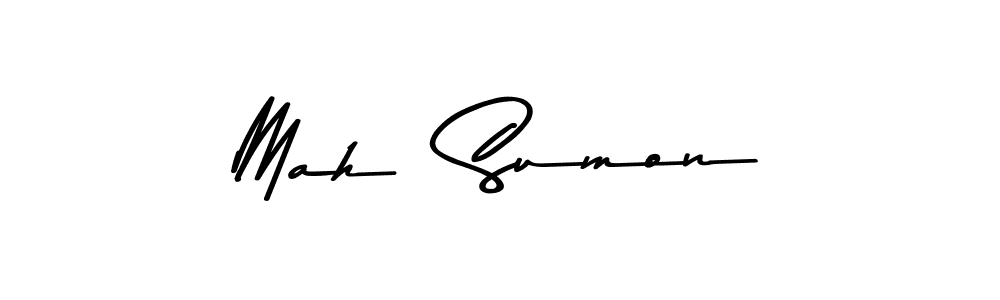 The best way (Asem Kandis PERSONAL USE) to make a short signature is to pick only two or three words in your name. The name Mah  Sumon include a total of six letters. For converting this name. Mah  Sumon signature style 9 images and pictures png