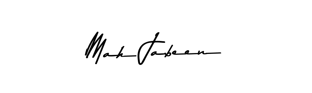 Mah Jabeen stylish signature style. Best Handwritten Sign (Asem Kandis PERSONAL USE) for my name. Handwritten Signature Collection Ideas for my name Mah Jabeen. Mah Jabeen signature style 9 images and pictures png