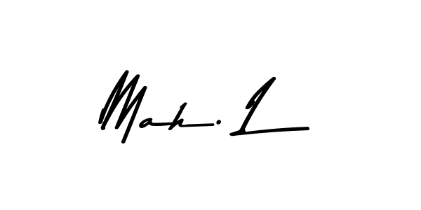 Also we have Mah. L name is the best signature style. Create professional handwritten signature collection using Asem Kandis PERSONAL USE autograph style. Mah. L signature style 9 images and pictures png