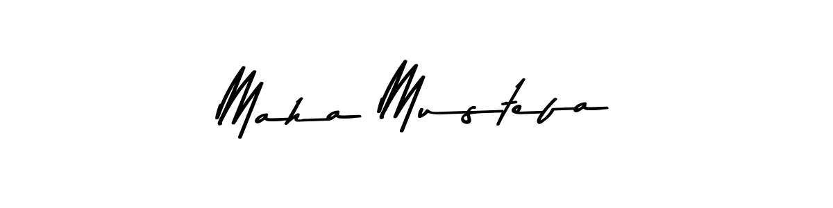 Use a signature maker to create a handwritten signature online. With this signature software, you can design (Asem Kandis PERSONAL USE) your own signature for name Maha Mustefa. Maha Mustefa signature style 9 images and pictures png