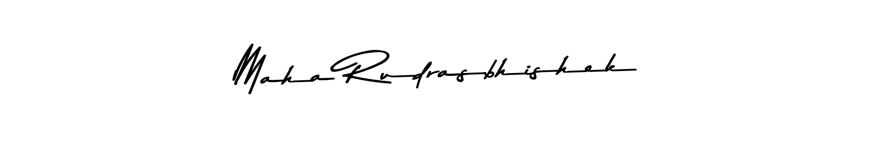 Design your own signature with our free online signature maker. With this signature software, you can create a handwritten (Asem Kandis PERSONAL USE) signature for name Maha Rudrasbhishek. Maha Rudrasbhishek signature style 9 images and pictures png