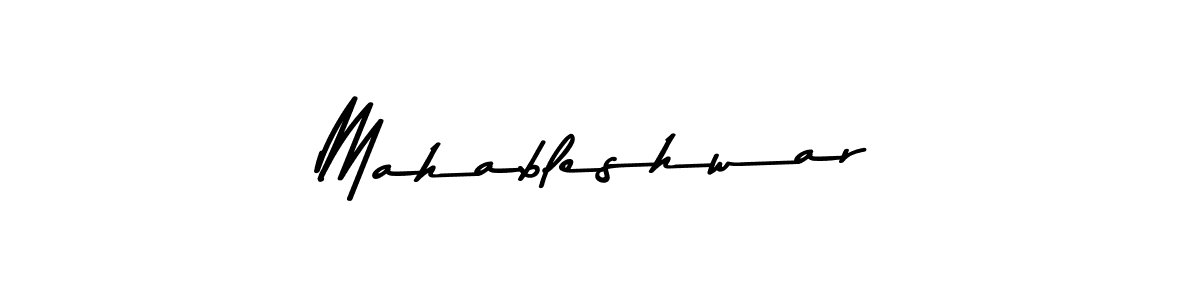 Design your own signature with our free online signature maker. With this signature software, you can create a handwritten (Asem Kandis PERSONAL USE) signature for name Mahableshwar. Mahableshwar signature style 9 images and pictures png