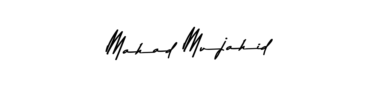 Also You can easily find your signature by using the search form. We will create Mahad Mujahid name handwritten signature images for you free of cost using Asem Kandis PERSONAL USE sign style. Mahad Mujahid signature style 9 images and pictures png