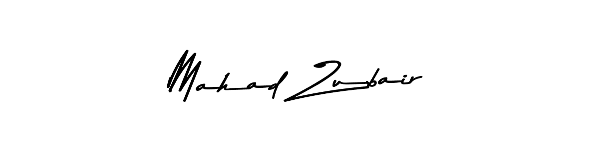 Also You can easily find your signature by using the search form. We will create Mahad Zubair name handwritten signature images for you free of cost using Asem Kandis PERSONAL USE sign style. Mahad Zubair signature style 9 images and pictures png