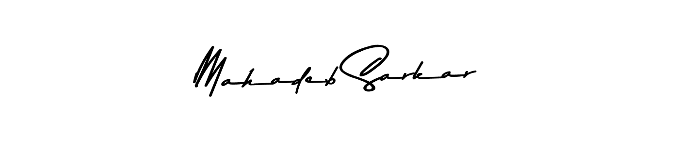 How to make Mahadeb Sarkar signature? Asem Kandis PERSONAL USE is a professional autograph style. Create handwritten signature for Mahadeb Sarkar name. Mahadeb Sarkar signature style 9 images and pictures png