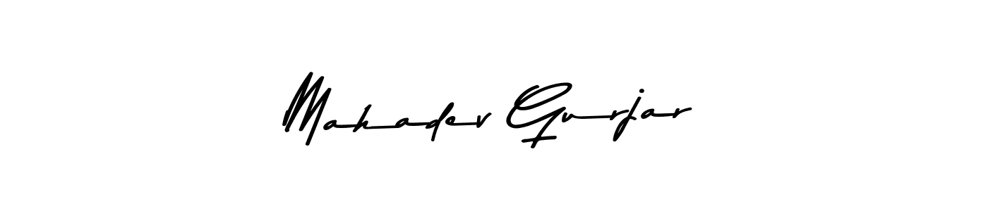 Similarly Asem Kandis PERSONAL USE is the best handwritten signature design. Signature creator online .You can use it as an online autograph creator for name Mahadev Gurjar. Mahadev Gurjar signature style 9 images and pictures png