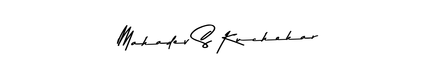 The best way (Asem Kandis PERSONAL USE) to make a short signature is to pick only two or three words in your name. The name Mahadev S Kuchekar include a total of six letters. For converting this name. Mahadev S Kuchekar signature style 9 images and pictures png