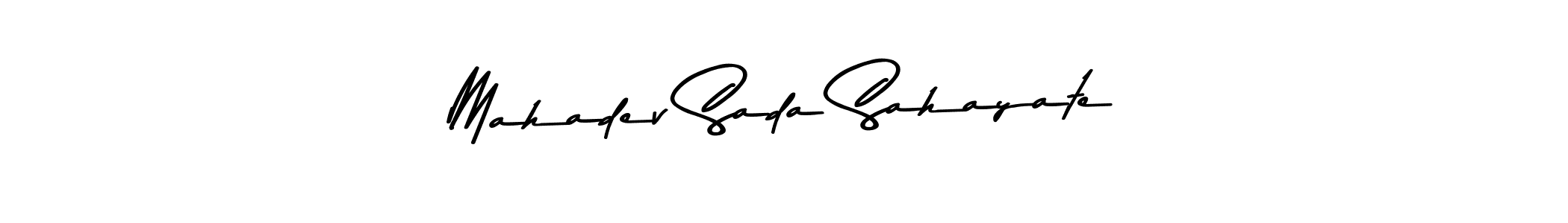 Also You can easily find your signature by using the search form. We will create Mahadev Sada Sahayate name handwritten signature images for you free of cost using Asem Kandis PERSONAL USE sign style. Mahadev Sada Sahayate signature style 9 images and pictures png