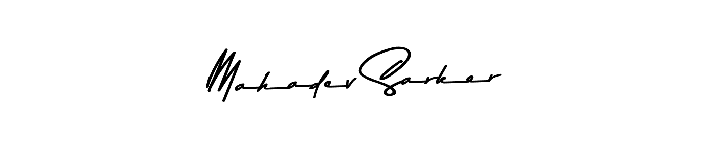 How to make Mahadev Sarker signature? Asem Kandis PERSONAL USE is a professional autograph style. Create handwritten signature for Mahadev Sarker name. Mahadev Sarker signature style 9 images and pictures png