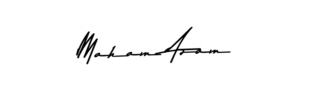 Here are the top 10 professional signature styles for the name Maham Azam. These are the best autograph styles you can use for your name. Maham Azam signature style 9 images and pictures png