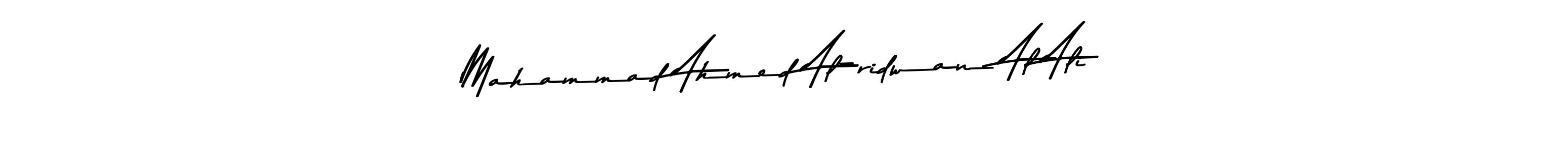 Make a beautiful signature design for name Mahammad Ahmed Al-ridwan Al Ali. Use this online signature maker to create a handwritten signature for free. Mahammad Ahmed Al-ridwan Al Ali signature style 9 images and pictures png