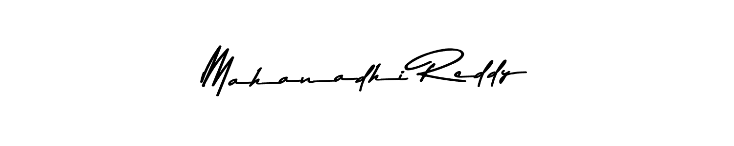 Use a signature maker to create a handwritten signature online. With this signature software, you can design (Asem Kandis PERSONAL USE) your own signature for name Mahanadhi Reddy. Mahanadhi Reddy signature style 9 images and pictures png