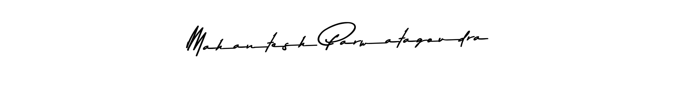 How to make Mahantesh Parwatagoudra name signature. Use Asem Kandis PERSONAL USE style for creating short signs online. This is the latest handwritten sign. Mahantesh Parwatagoudra signature style 9 images and pictures png