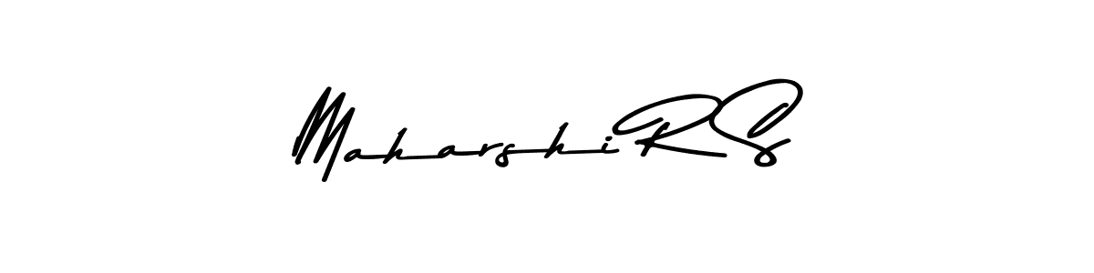 How to make Maharshi R S signature? Asem Kandis PERSONAL USE is a professional autograph style. Create handwritten signature for Maharshi R S name. Maharshi R S signature style 9 images and pictures png