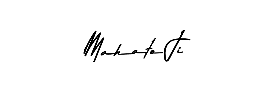 Design your own signature with our free online signature maker. With this signature software, you can create a handwritten (Asem Kandis PERSONAL USE) signature for name Mahato Ji. Mahato Ji signature style 9 images and pictures png
